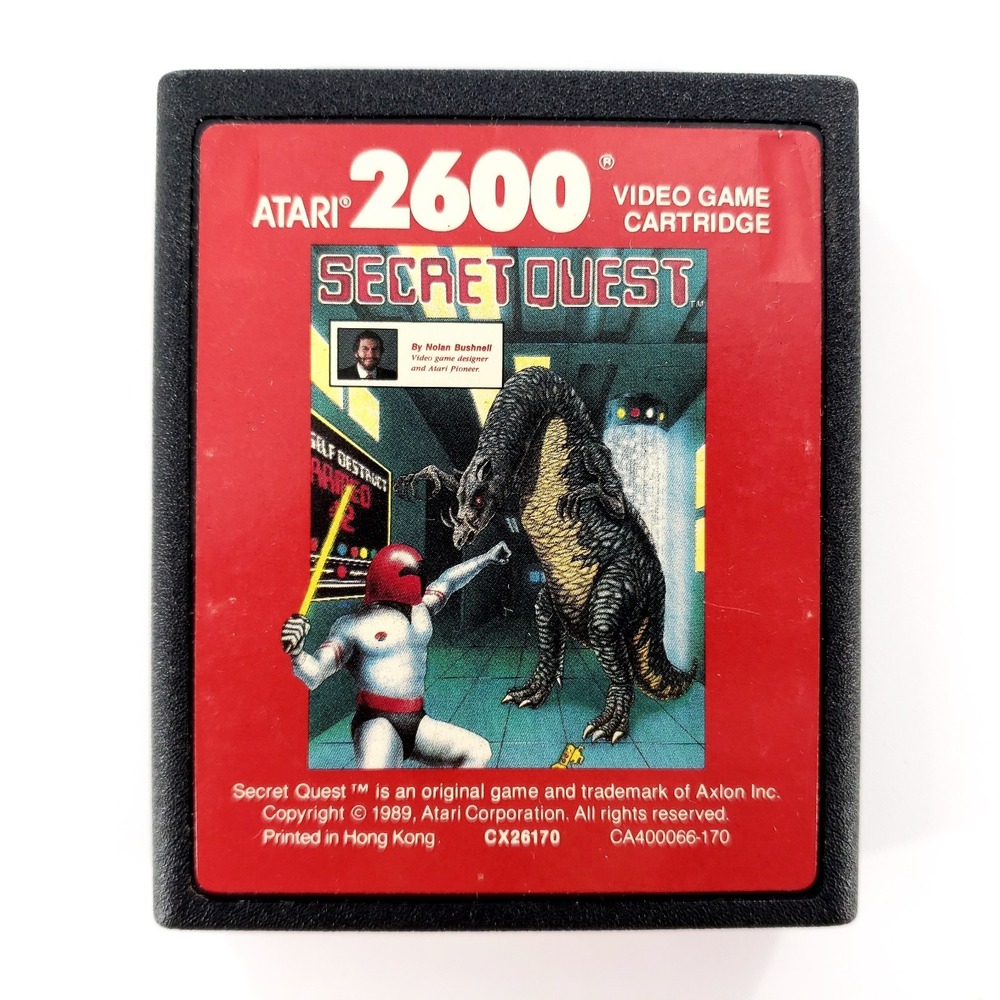 Secret Quest (Atari 2600, 1989) Cartridge Only Tested & Works
